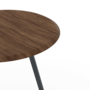 Harto Stool Gustave: Natural Walnut-Slate Grey