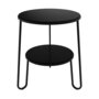 Harto Side Table Anatole: Tinted Black Oak / Black