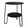 Harto Side Table Anatole: Tinted Black Oak / Black
