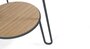 Harto Side Table Anatole: Natural Oak / Matt Grey