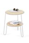 Harto Side Table Anatole: Natural Oak / White