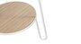 Harto Side Table Anatole: Natural Oak / White