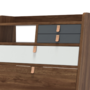 Natural Walnut - Light Grey / Slate Grey