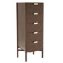 Harto Tall Chest Marius: Natural Walnut