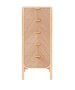 Harto Tall Chest Marius: Natural Oak
