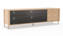 Harto Sideboard Gabin 162 cm: Natural Oak / Slate Grey