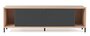 Harto Sideboard Gabin 162 cm Without Drawer: Natural Oak / Slate Grey