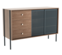 Harto High Sideboard Gabin Oak Version: Natural Walnut / Slate Grey