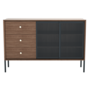 Harto High Sideboard Gabin Oak Version: Natural Walnut / Slate Grey