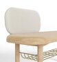 Harto Bench Eustasche - Sitzbank: Camel / Beige