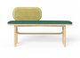 Harto Bench Eustasche - Sitzbank: Green / Mud