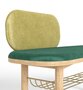 Harto Bench Eustasche - Sitzbank: Green / Mud