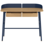 Harto Desk Victor - Schreibtisch: Natural Oak - Blue