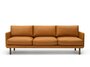 Bruunmunch EMO 3 Seater in Dakar Aniline Leather - Sofa: Cognac