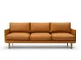 Bruunmunch EMO 3 Seater in Dakar Aniline Leather - Sofa: Cognac
