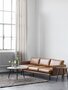Bruunmunch EMO 3 Seater in Dakar Aniline Leather - Sofa: Cognac