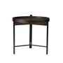 Warm Nordic Compose Coffee table, Ø50 - Smoked oak Black