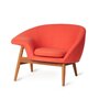 Warm Nordic Fried Egg Lounge chair - Apple red