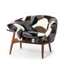 Warm Nordic Fried Egg Lounge chair - Patchwork