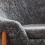 Warm Nordic Fried Egg Lounge chair - Scandinavian grey