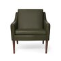 Warm Nordic Mr. Olsen Lounge chair - Pickle green leather