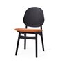 Warm Nordic Noble Chair with Black Lacquer Beech - Rusty Rose
