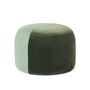 Warm Nordic Dainty Pouf - Jade/Forest green