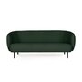 Warm Nordic Cape Sofa, 3 seater - Forest green