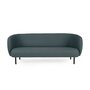 Warm Nordic Cape Sofa, 3 seater - Petrol