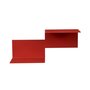 Warm Nordic Repeat Shelf Right Unit - Rusty red