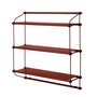 Warm Nordic Parade Shelving unit, 3 shelves - Oxide red