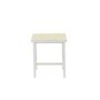 Warm Nordic Herringbone Tile Side Table - Butter yellow