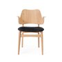 Gesture Chair with oiled Oak & Seat Upholstery - Anthracite