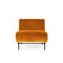 Warm Nordic Galore Sofa Center Module - Amber velvet