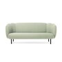 Warm Nordic Cape Sofa with Stitches 3 Seater - Mint