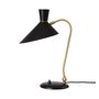 Warm Nordic Bloom Table Lamp - Black noir