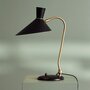 Warm Nordic Bloom Table Lamp - Black noir