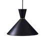 Warm Nordic Bloom Pendant - Black noir
