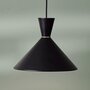 Warm Nordic Bloom Pendant - Black noir
