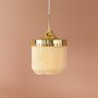 Warm Nordic Fringe Pendant Ø20 cm - Cream White