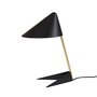 Warm Nordic Ambience Table Lamp - Black noir Brass