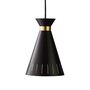 Warm Nordic Cone Pendant - Black noir