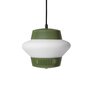 Warm Nordic Opal Arch Pendant - Pine green