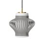 Warm Nordic Opal Lamella Pendant - Sky grey