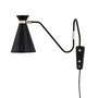 Warm Nordic Cone Wall Lamp - Black noir