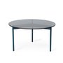 Warm Nordic From Above Table Coffee table  Ø72 - Smoke grey/Ocean blue