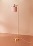 Warm Nordic Fringe Floor Lamp - Stehleuchte - Blassrosa