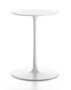 MDF Italia Flow Low Table - Couchtisch rund - Weiß matt - ⌀44cm x H 57cm