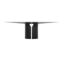MDF Italia NVL Table - Esstisch rund - Schwarz matt lackiert - ⌀150cm