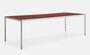 MDF Italia Offset - Gartentisch - Aluminium - Kunststein Ziegelrot - 240 x 100 cm